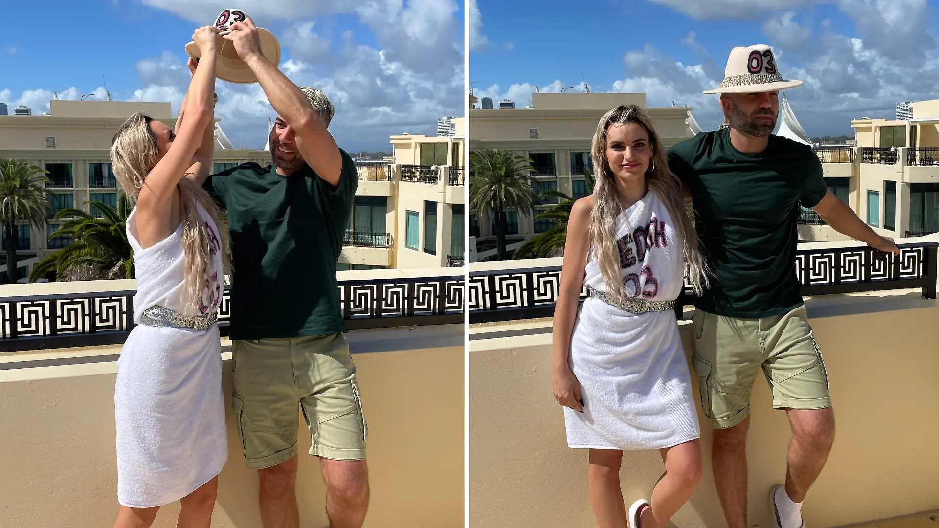 Rafi Rachek und Malena Riester haben sich angefreundet.
