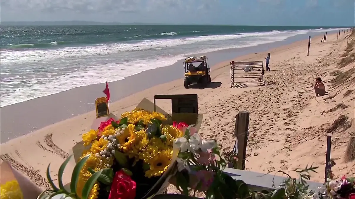 Haiangriff Woorim Beach (Australien)