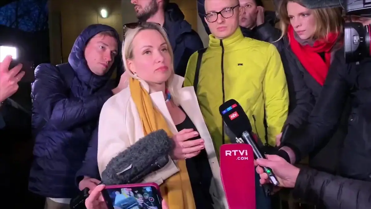 Marina Owssjannikowa in Moskau