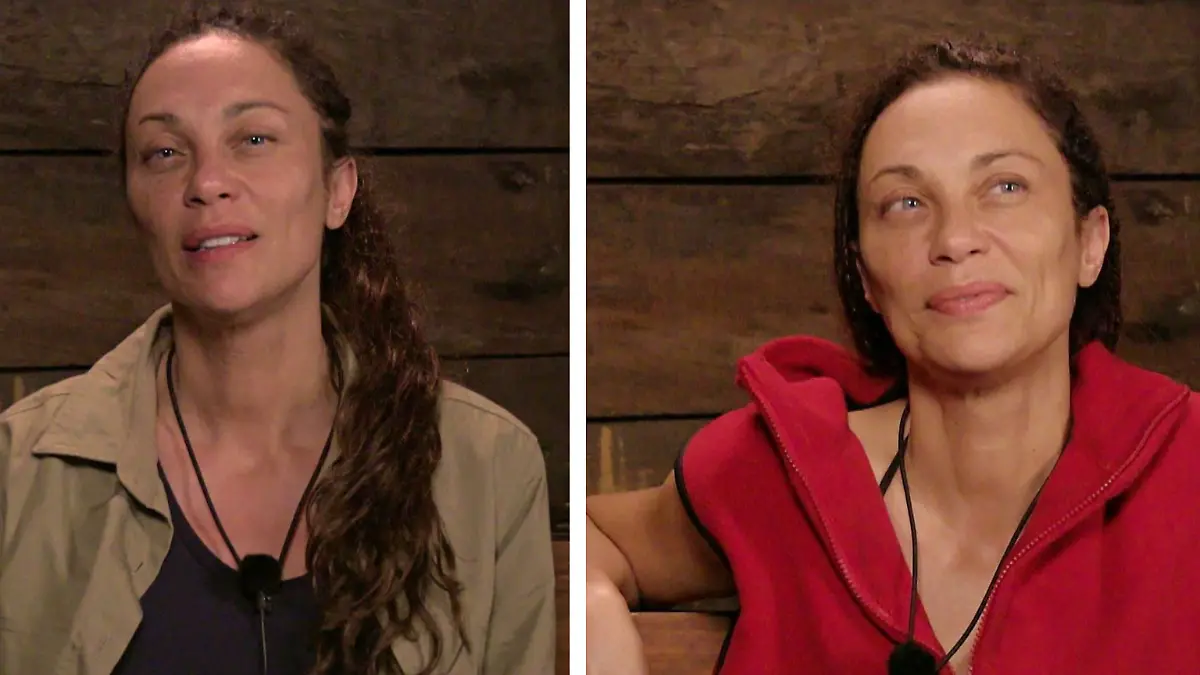 Lilly Becker am Anfang des Dschungelcamps und nach elf Tagen.