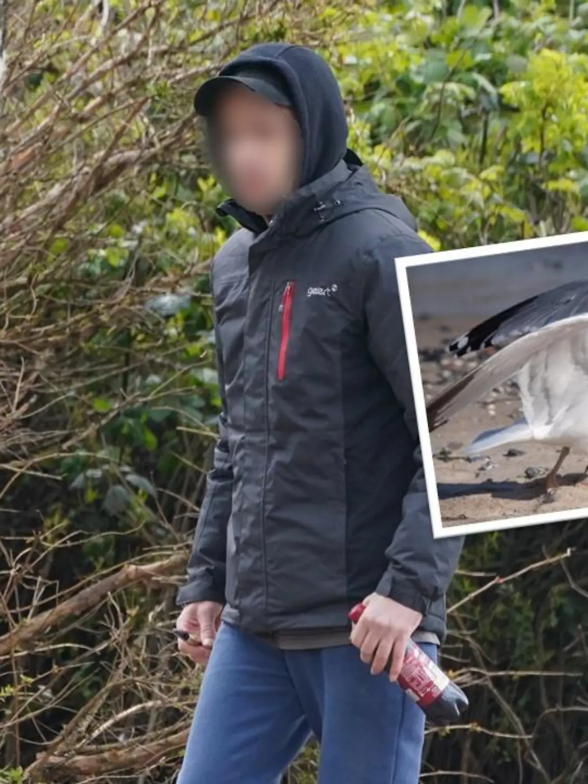 David L. auf dem Weg zur Gerichtsverhandlung