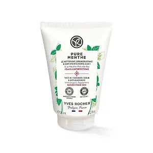 Pure Menth Gesichtsreiniger & Peeling gegen Mitesser