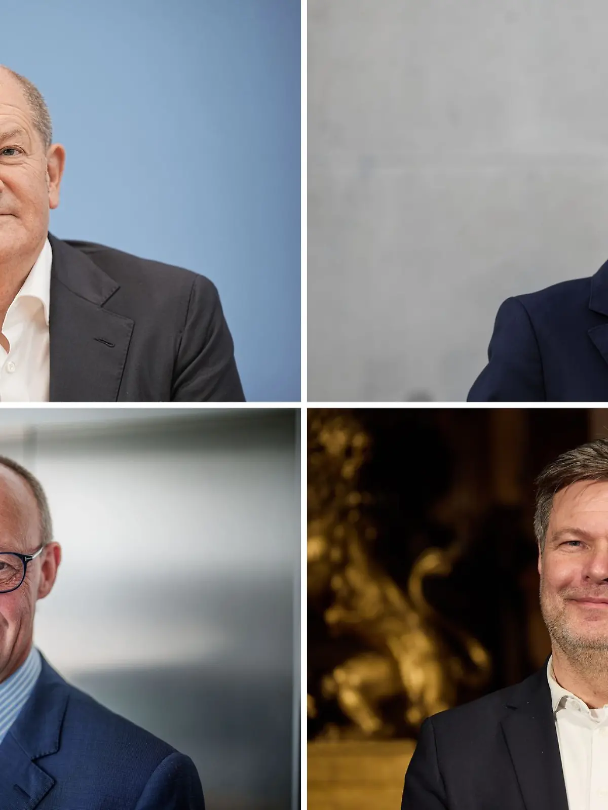 Bild zu: "Viererrunde bei RTL! Große Debatte mit Scholz, Merz, Weidel und Habeck"