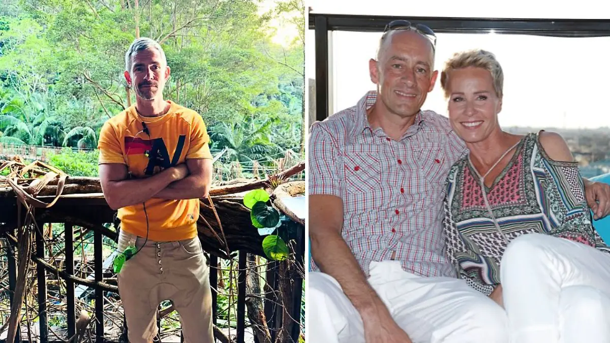 Micky Beisenherz (l.) und Jens Oliver Haas, hier im Bild mit Ehefrau Sonja Zietlow.