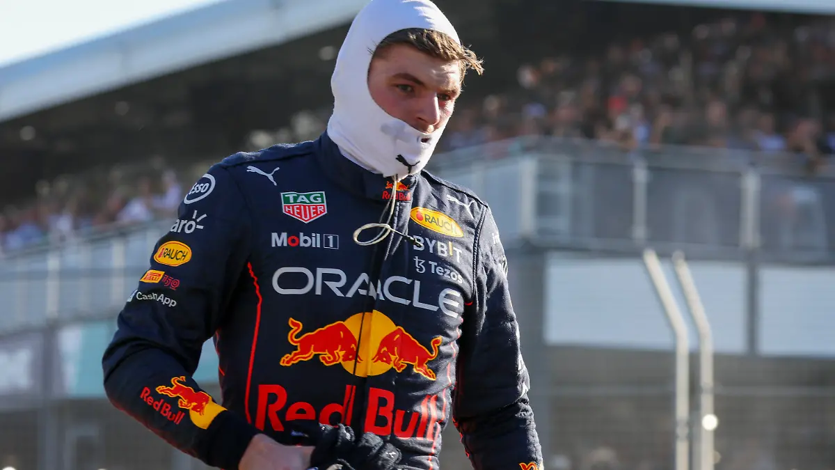 Red Bull driver Max Verstappen of the Netherlands walks from the circuit after he withdrew from the Australian Formula One Grand Prix in Melbourne, Australia, Sunday, April 10, 2022. (AP Photo/Asanka Brendon Ratnayake)