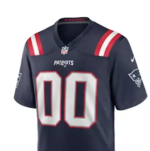 New England Patriots Nike Game Heimtrikot - Marineblau - Personalisiert - Herren