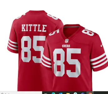 San Francisco 49ers Spieler-Spieltrikot für Herren