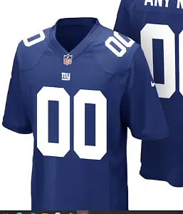 New York Giants Nike Game Heimtrikot - königsBlau - Personalisiert - Herren