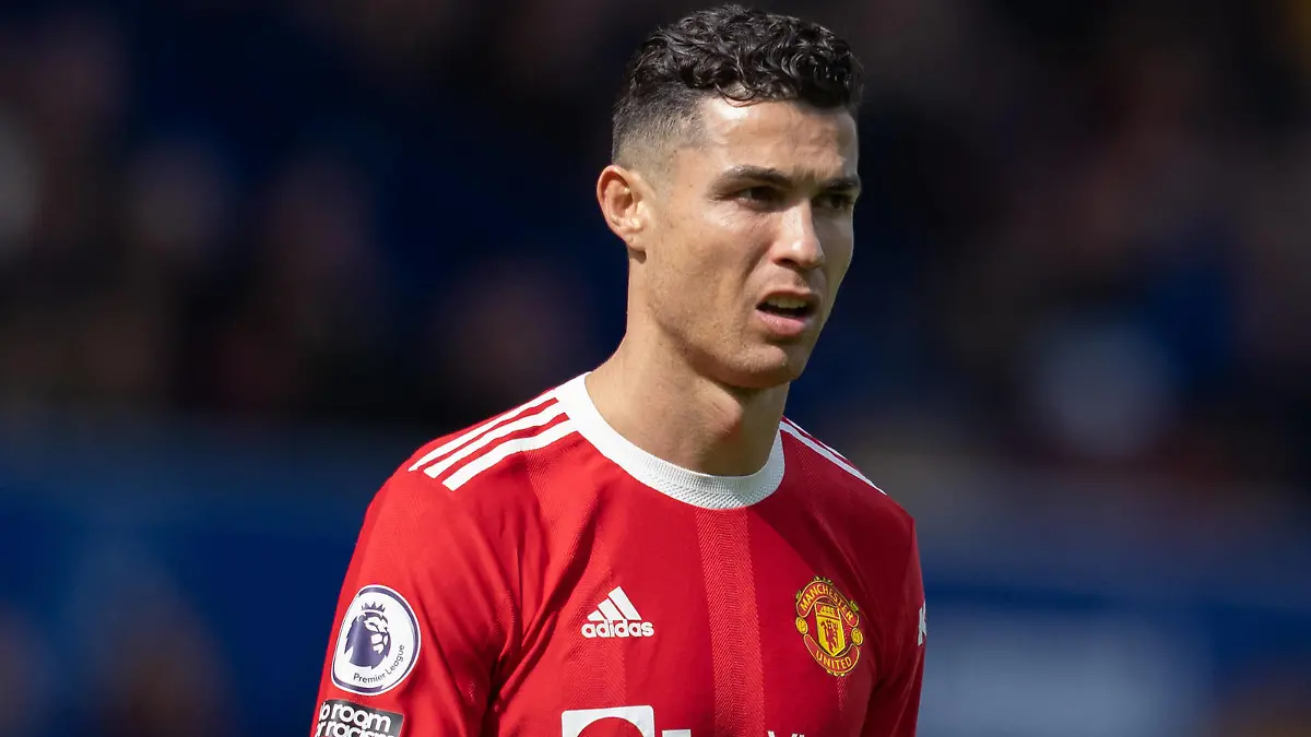 Football - 2021 / 2022 Premier League - Everton vs Manchester United, ManU - Goodison Park - Saturday 9th April 2022 Manchester United s Cristiano Ronaldo PUBLICATIONxNOTxINxUK