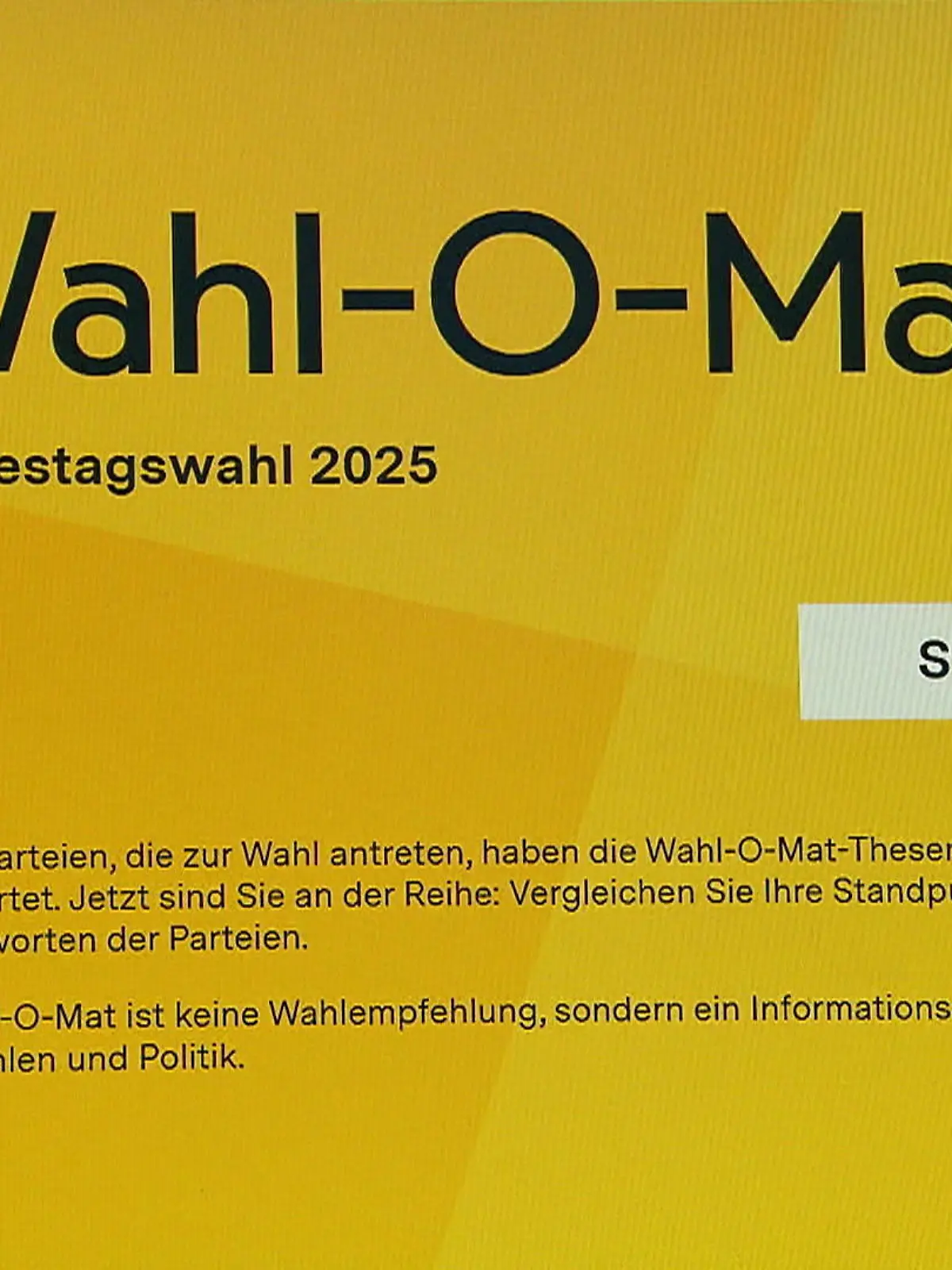 Bild zu: "Wahl-Hilfe ist online"