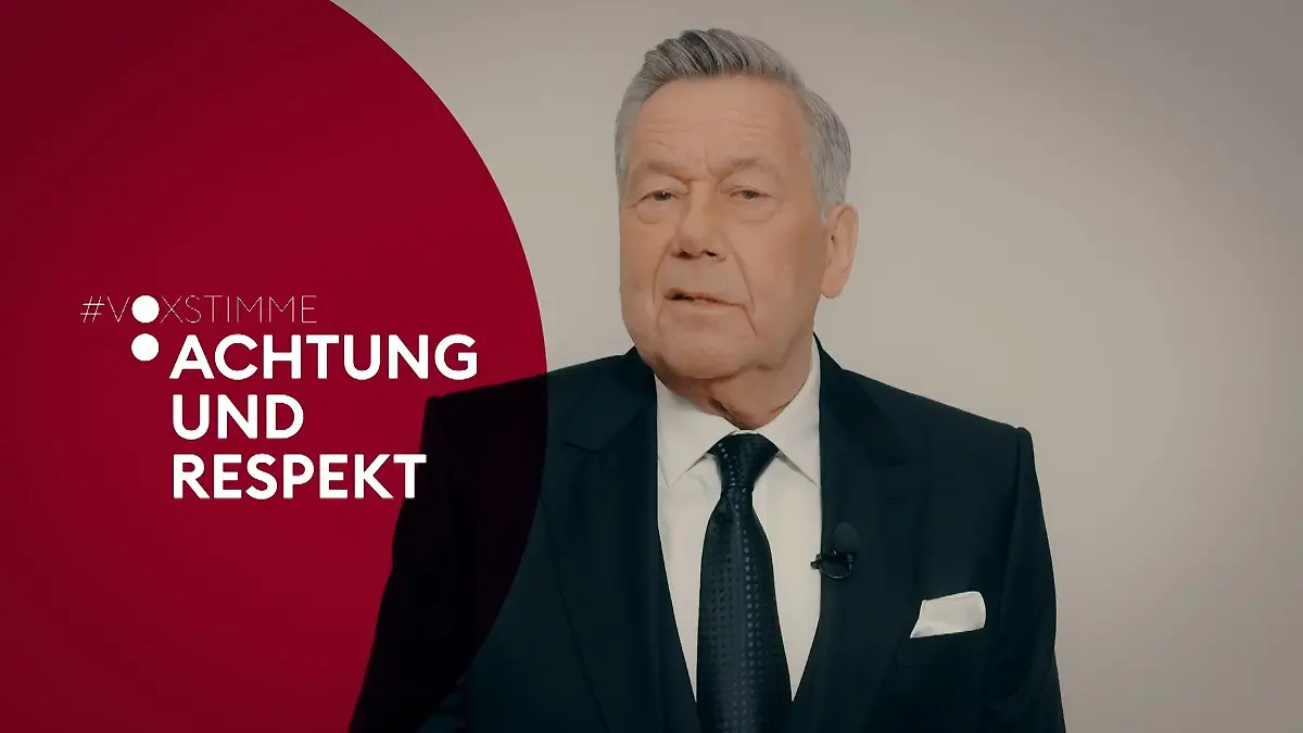 Roland Kaiser kämpft für mehr Achtung #VOX Stimme