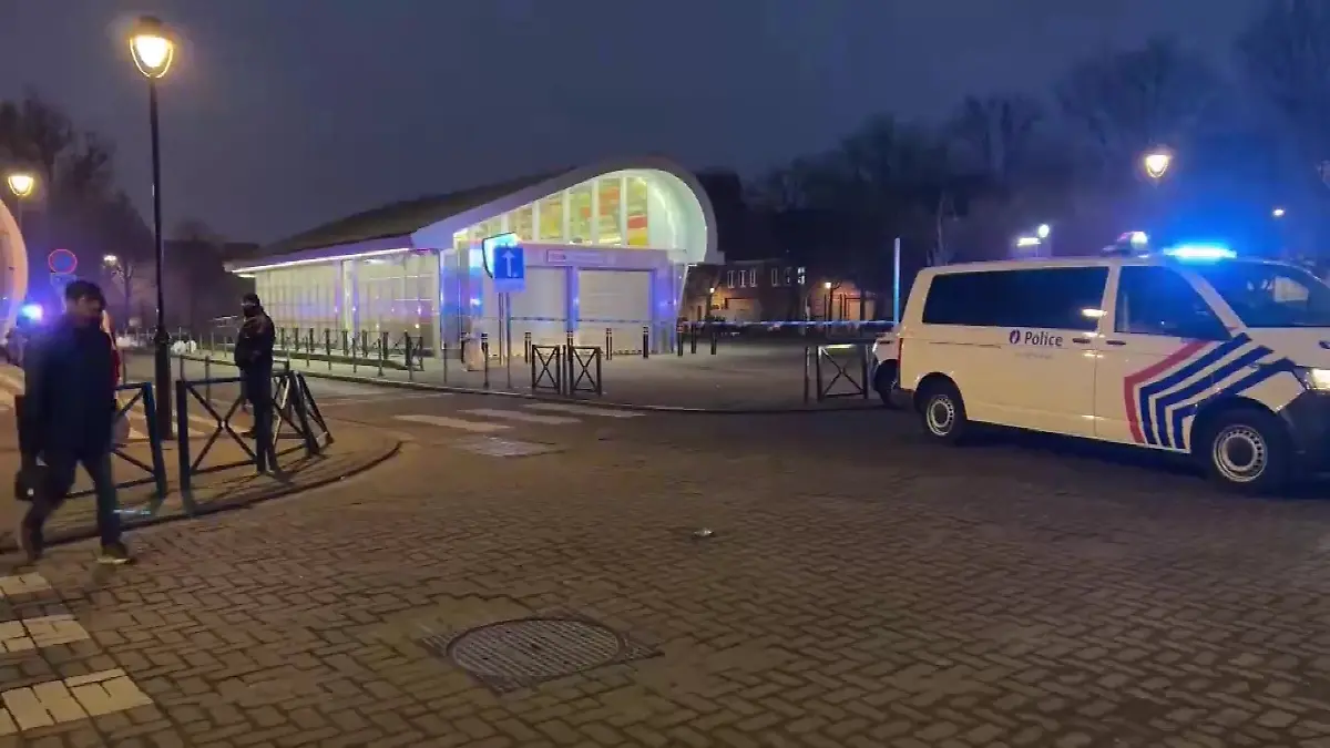 Rund um die Metrostation Clémenceau sind in Brüssel Schüsse gefallen.