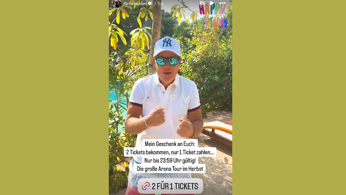 An seinem Geburtstag überrascht Dieter Bohlen auch seine Fans