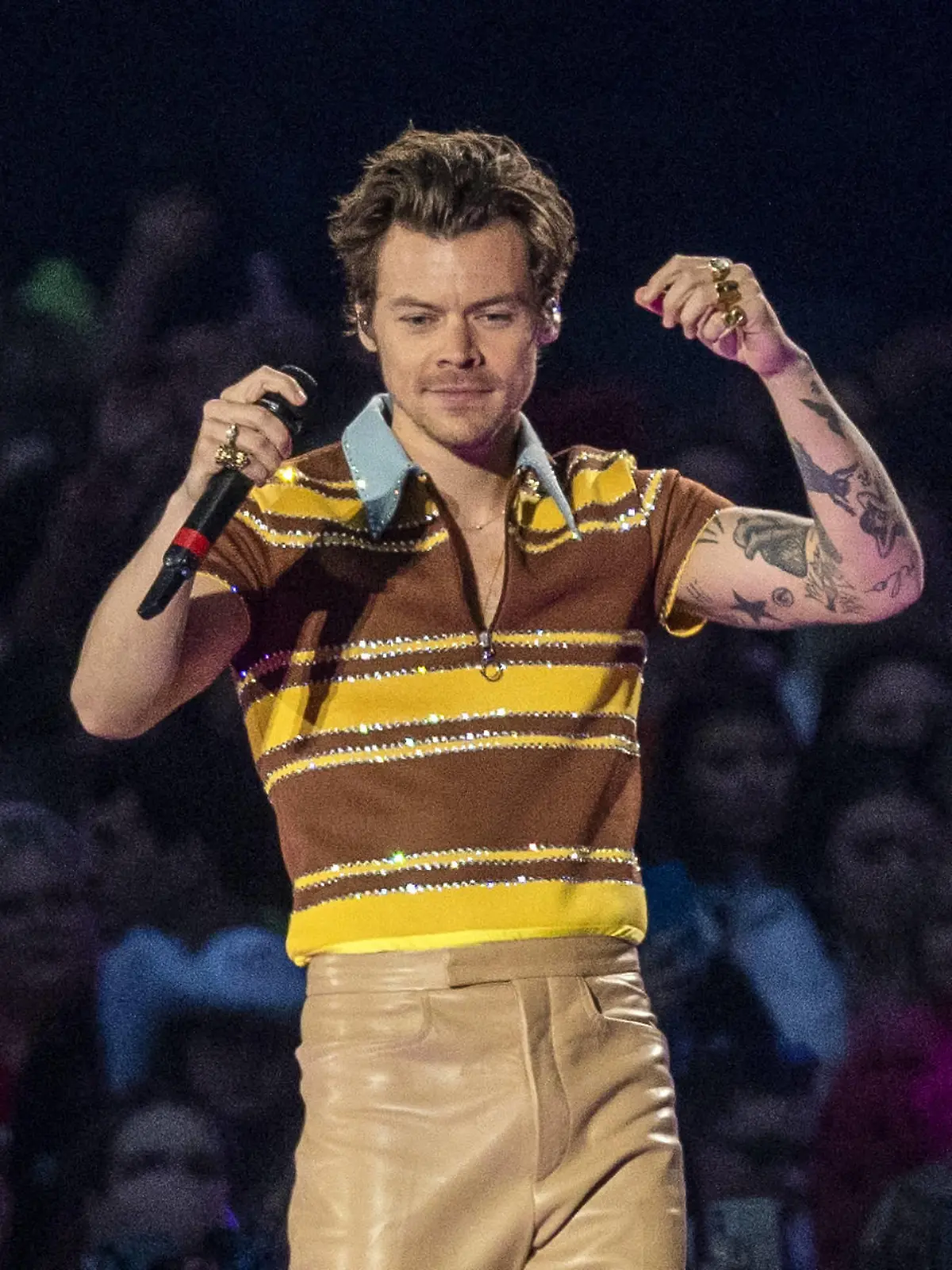 **DO NOT CREDIT IMAGES** Harry Styles performs live at Coventry Building Society Arena on the first night of his world tour Love On Tour Featuring: Harry Styles Where: Coventry, United Kingdom When: 22 May 2023 Credit: NO CREDIT PUBLICATIONxNOTxINxUKxFRA Copyright: xx 52748714