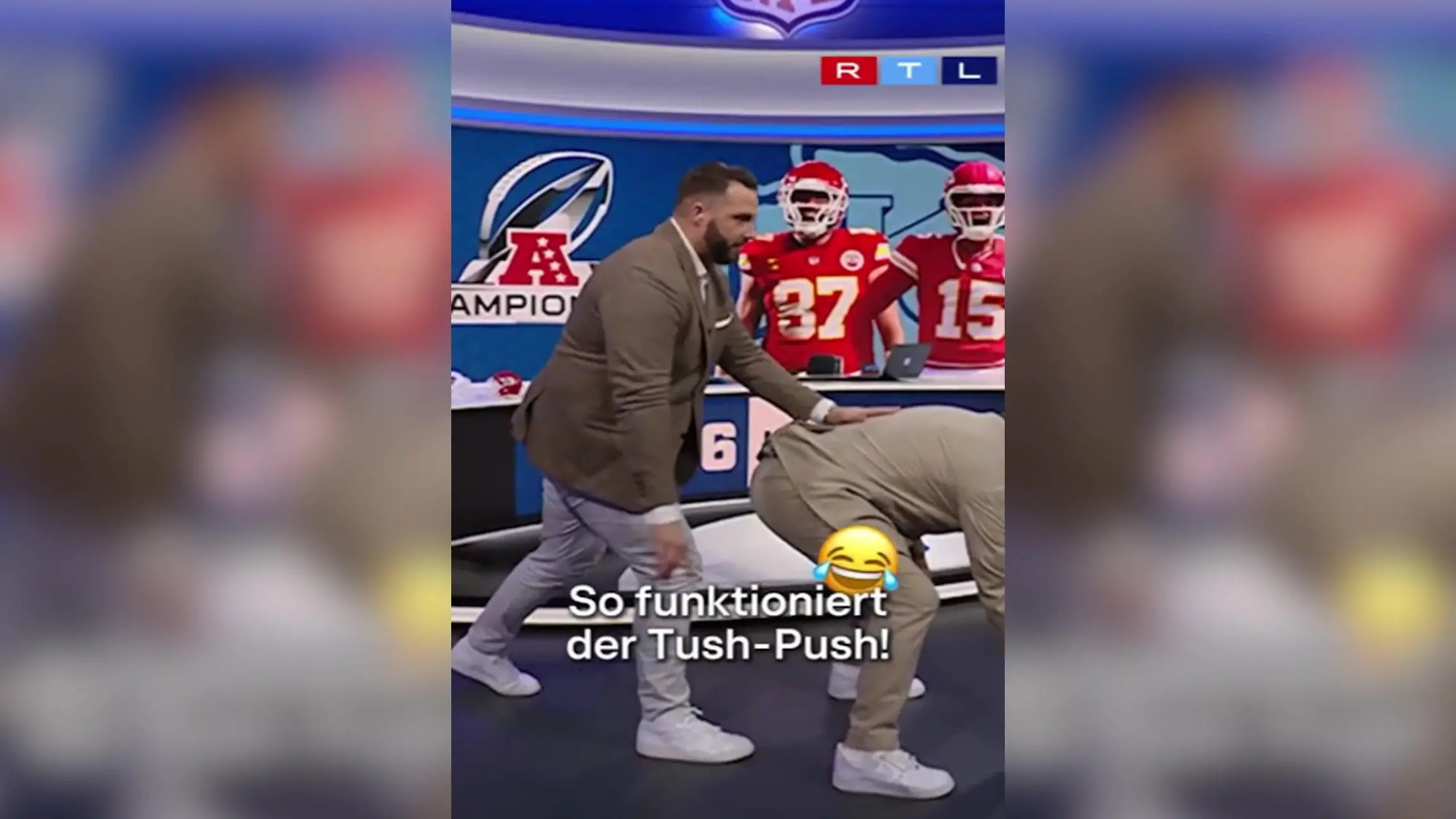 US-Show feiert RTL-NFL-Kommentatoren ab! Werner und Stecker bei Jimmy Kimmel