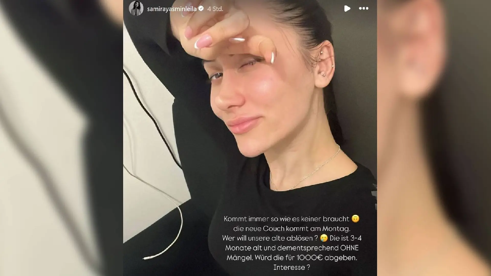Selfie Samira Yavuz. 