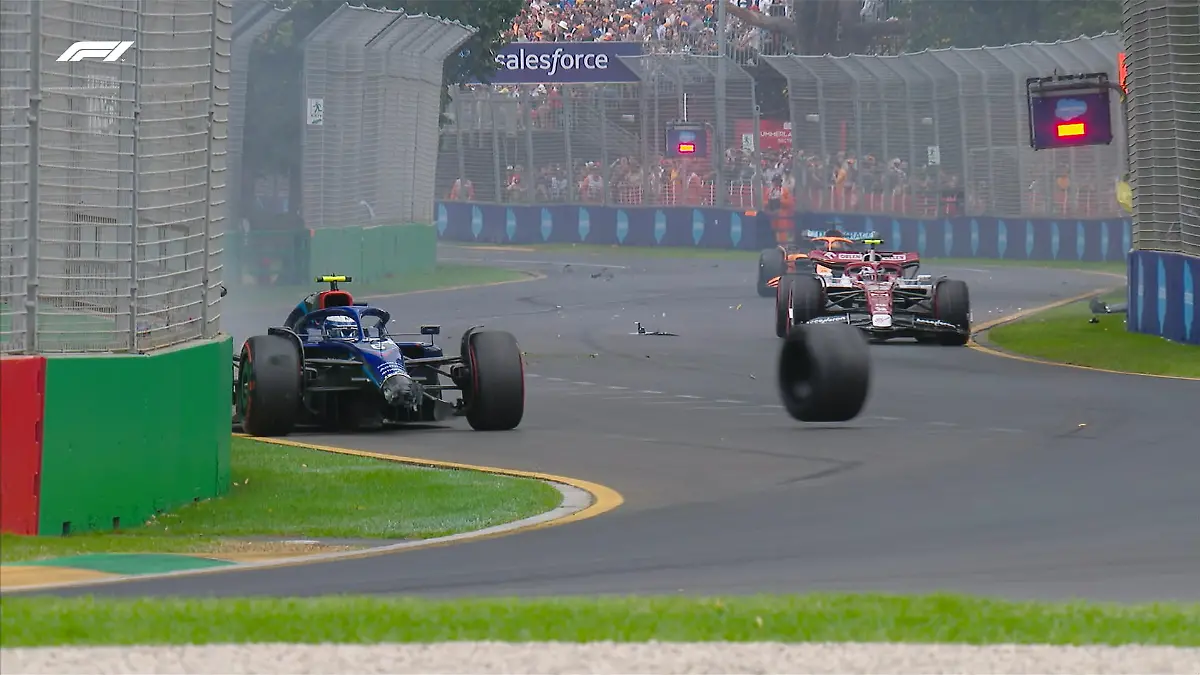 Nicholas Latifi crashte im Qualifiyng mit Lance Stroll