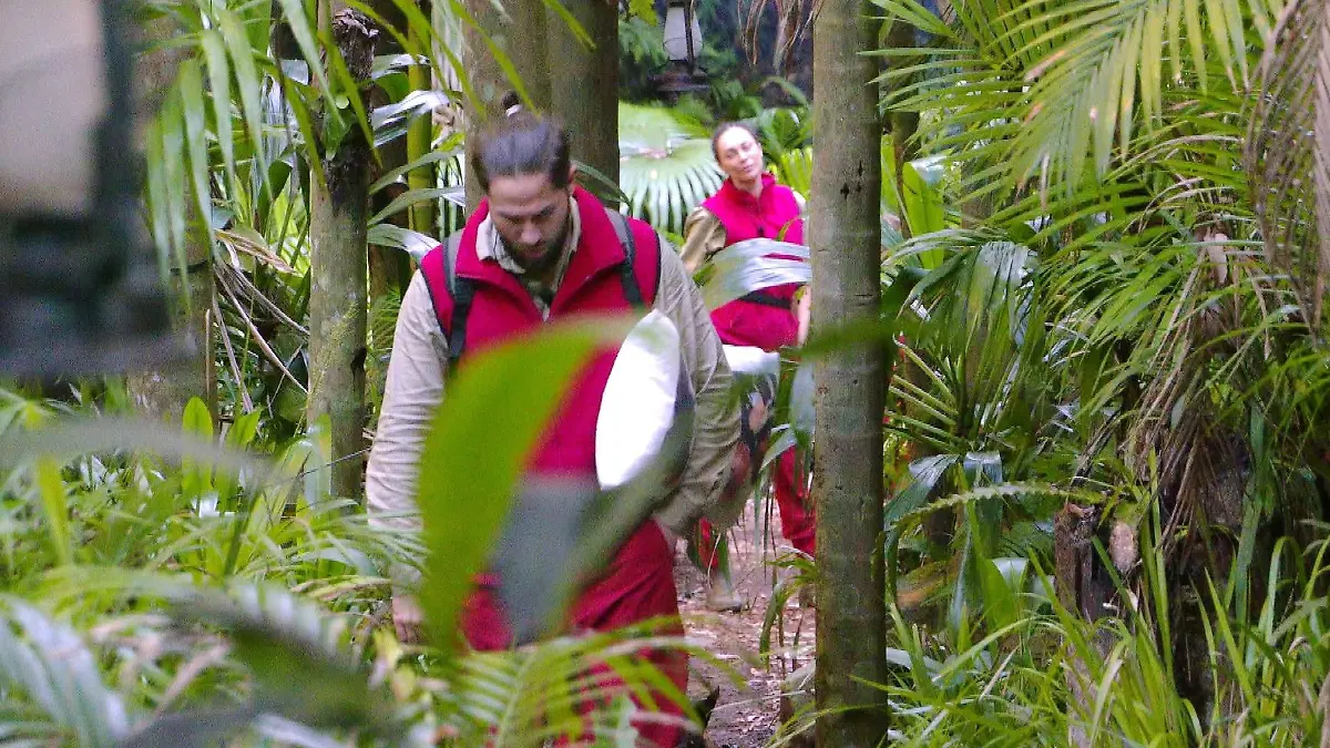 Die Zuschauer haben entschieden. Maurice Dziwak muss das Camp verlassen. Im Hintergrund Lilly Becker.
+++ Die Verwendung des sendungsbezogenen Materials ist nur mit dem Hinweis und Verlinkung auf RTL+ gestattet. +++