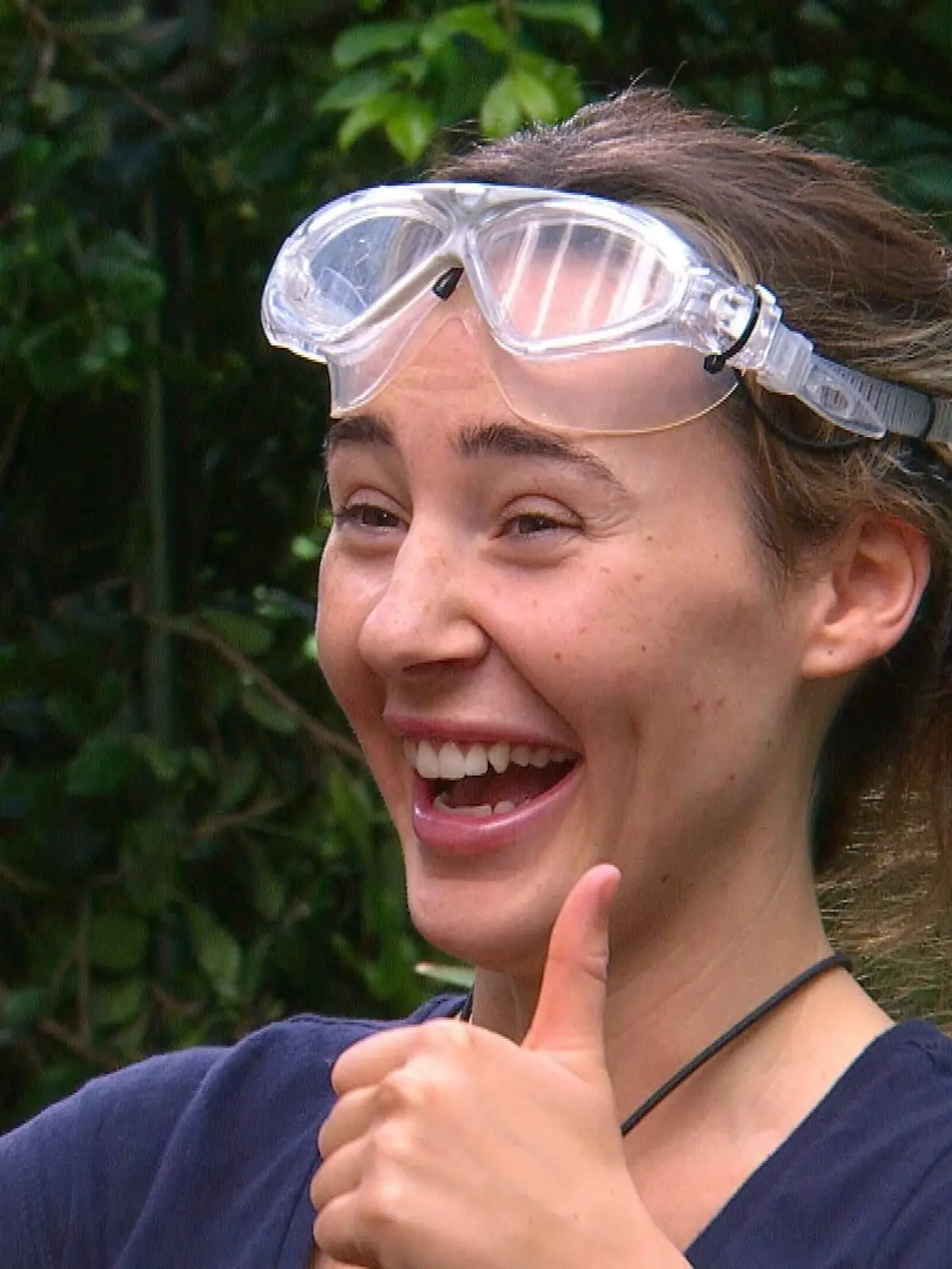 Alessia Herren vor ihrer finalen Dschungelprüfung