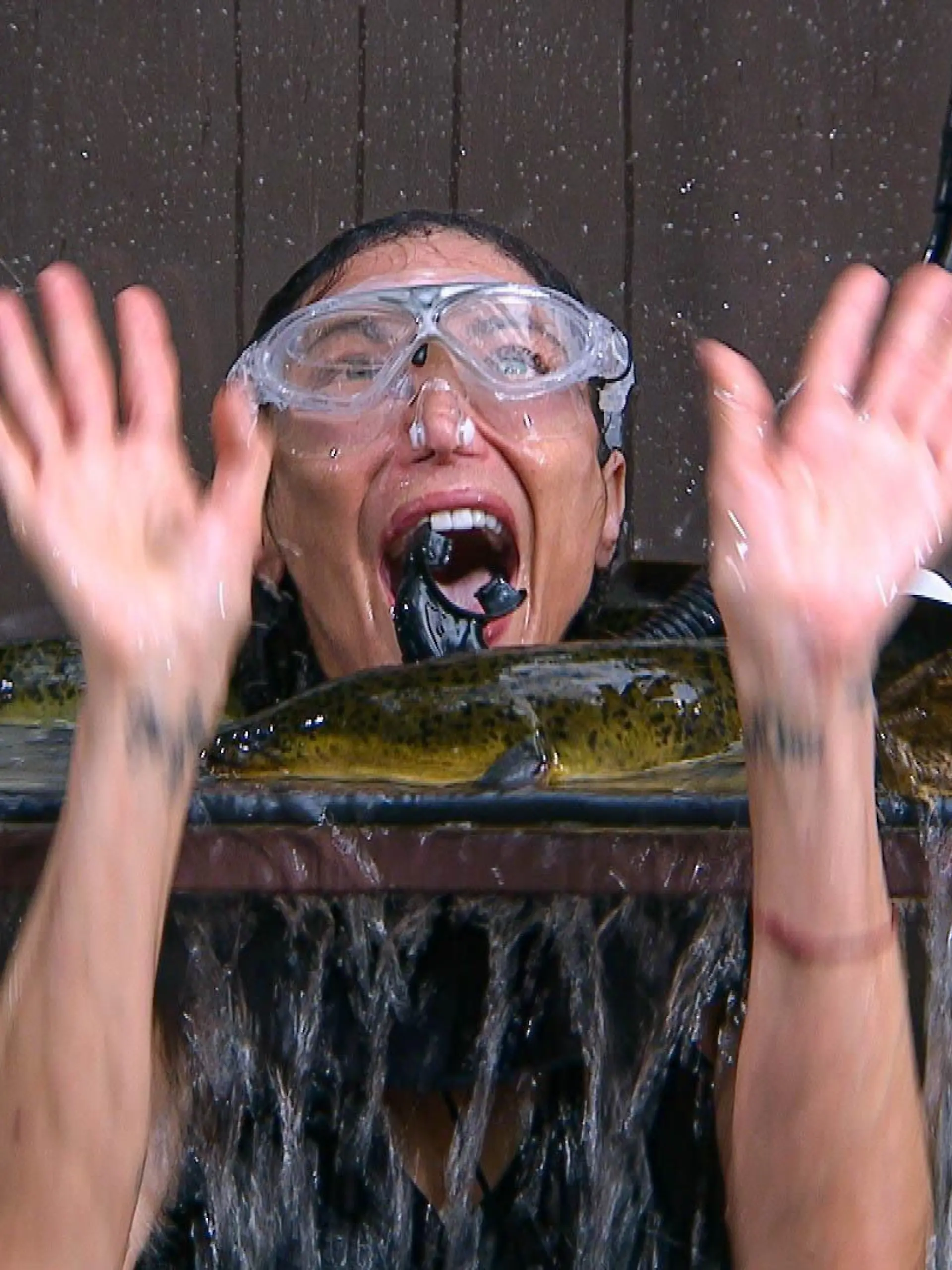Lilly Becker bei ihrer finalen Prüfung im Dschungelcamp 2025. 