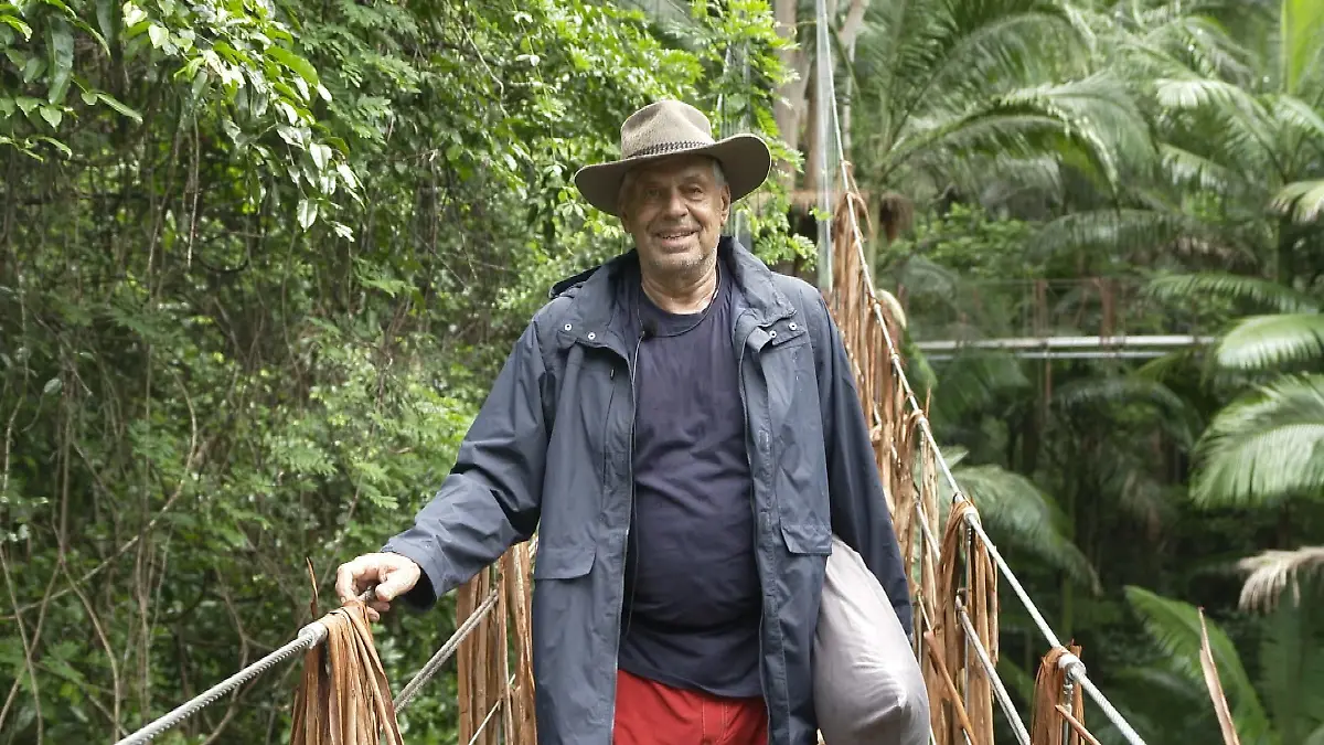 Tschüss, Jürgen! An Tag 8 schrumpft das Camp zum ersten Mal.