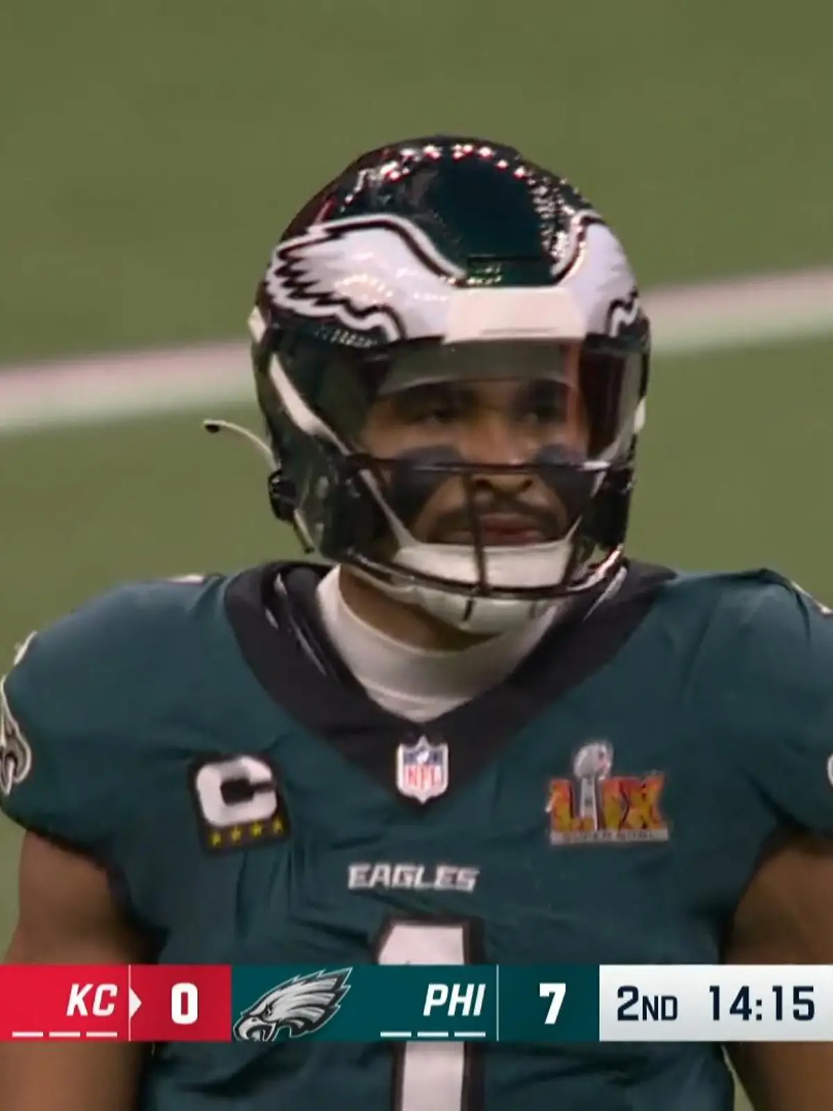 Bild zu: "Hurts mit der Interception"