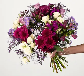 Wiesenblumenstrauß Violet Harmony
