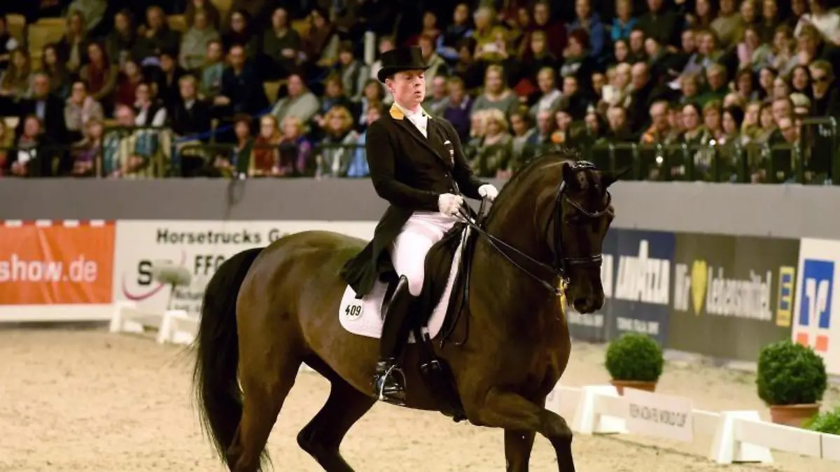 Werth hat beim internationalen Reitturnier die Kür gewonnen. Foto: C. Rehder