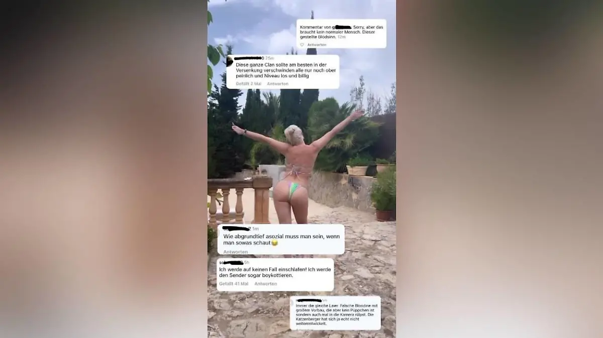 Hier zeigt TV-Star Daniela Katzenberger mal ganz deutlich, was sie von Hatern im Netz so hält