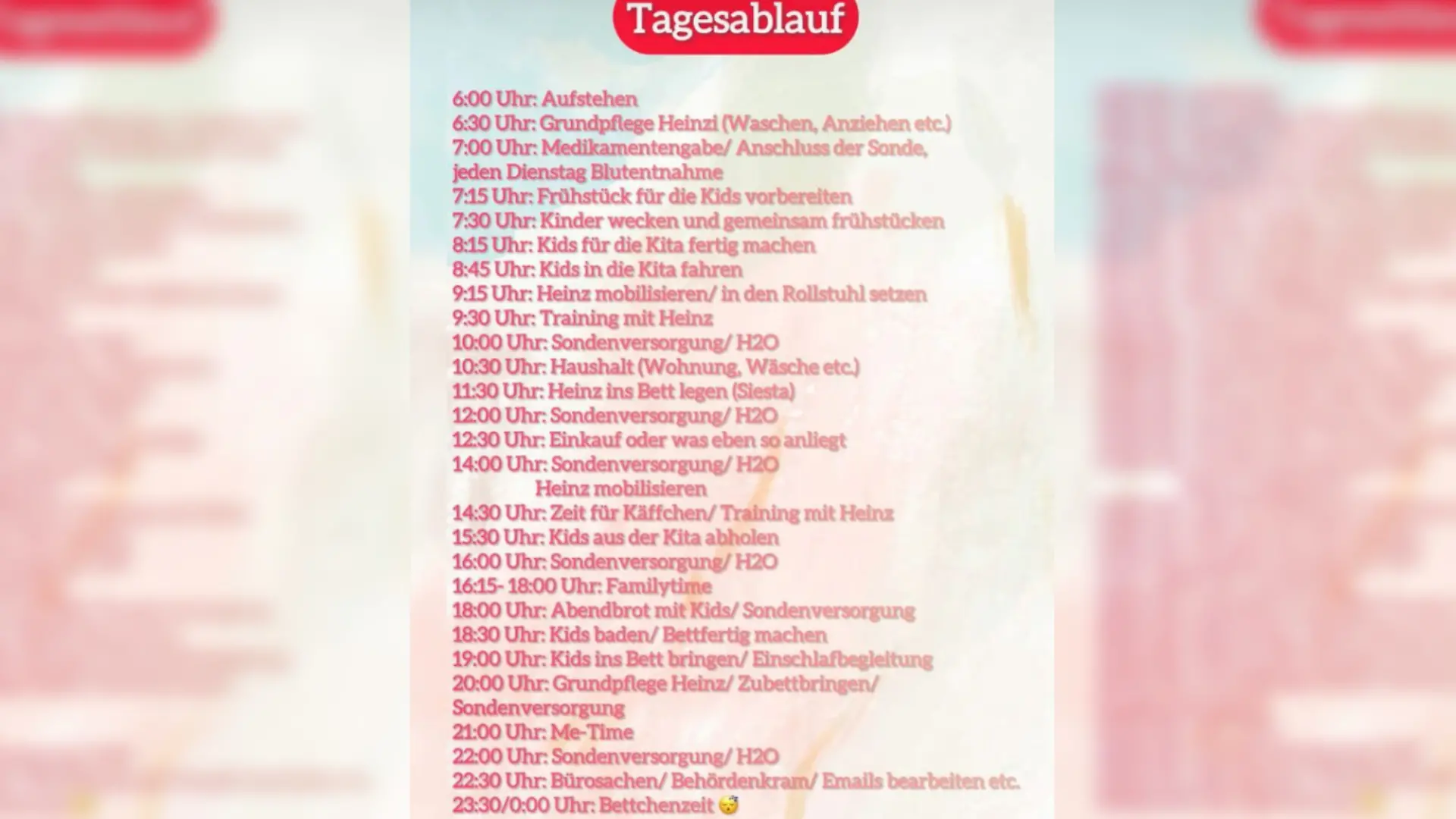 Annika Kärsten Hoenig zeigt auf Instagram ihren straffen Zeitplan. 