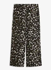 Marlene-Hose mit Leo-Print