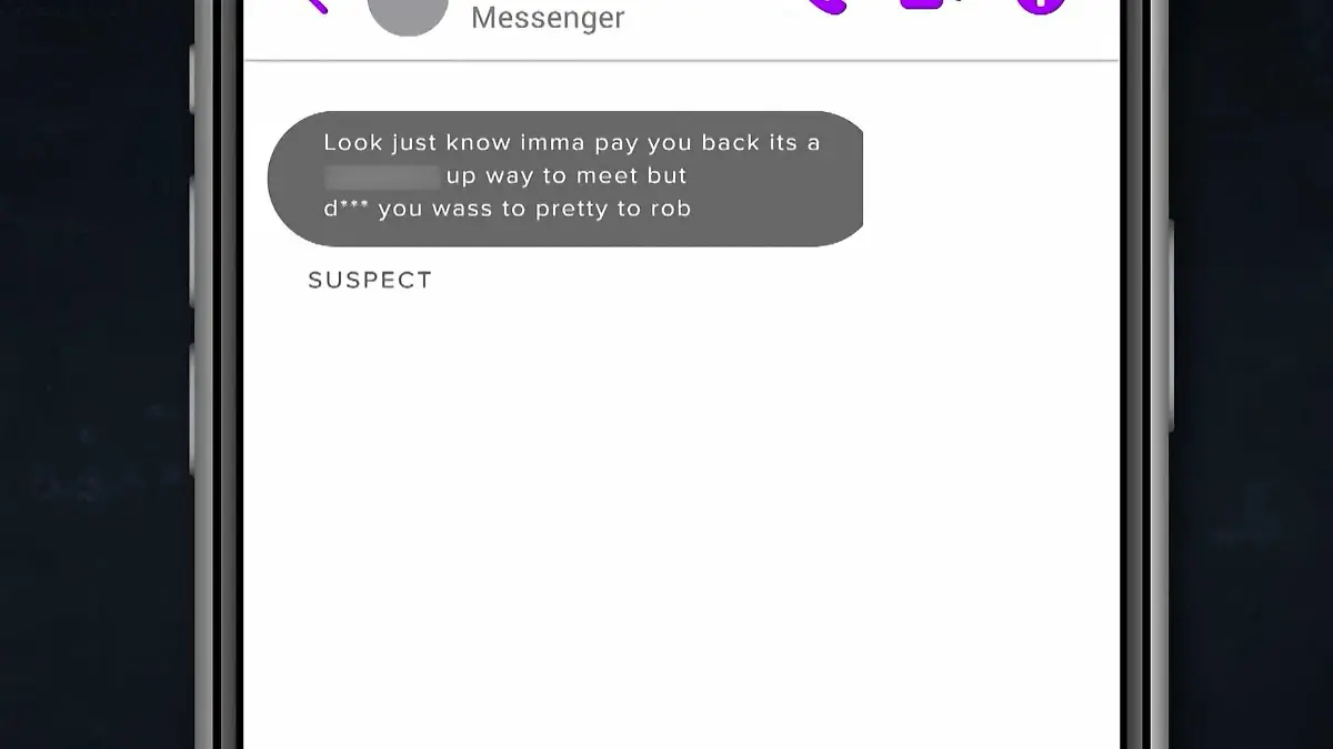 Abbildung einer Messenger App in der eine Sprachblase zu sehen ist