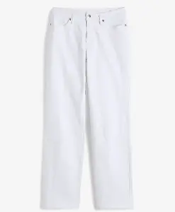 Weite Hose in Weiß
