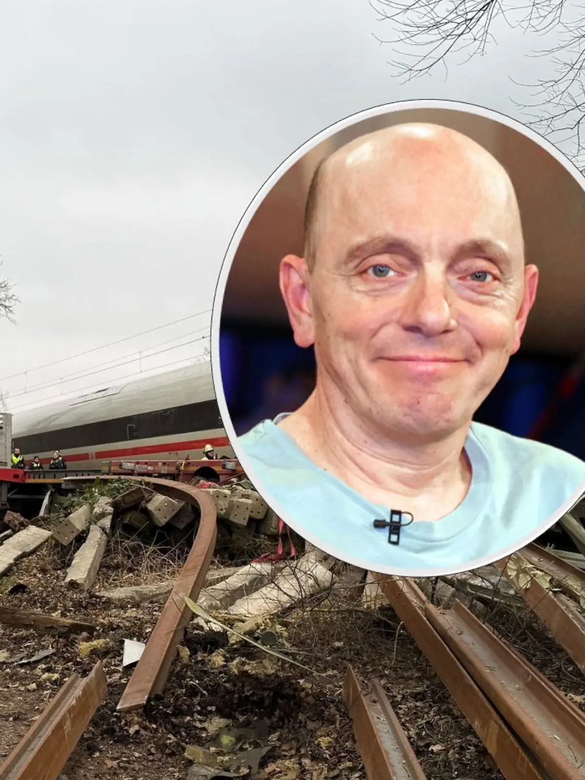 Bild zu: "TV-Comedian meldet sich nach ICE-Crash"