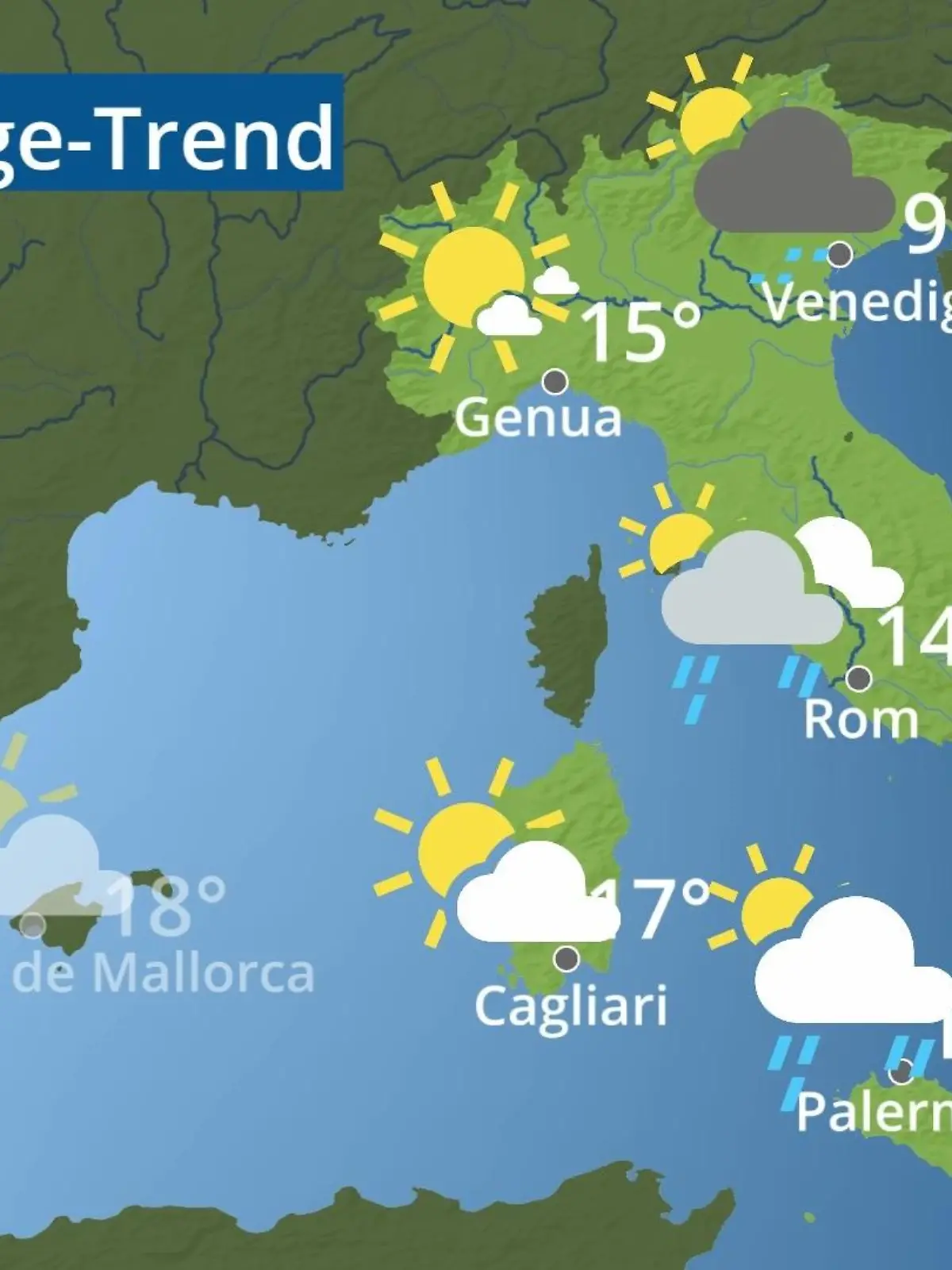 Bild zu: "Video 7-Tage-Trend: Rom, Venedig, Sizilien, Sardinien"