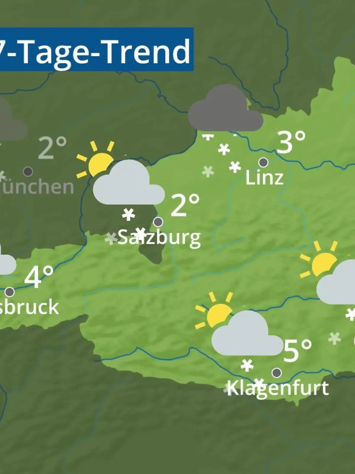 Bild zu: "Video 7-Tage-Trend: Wien, Salzburg, Innsbruck"