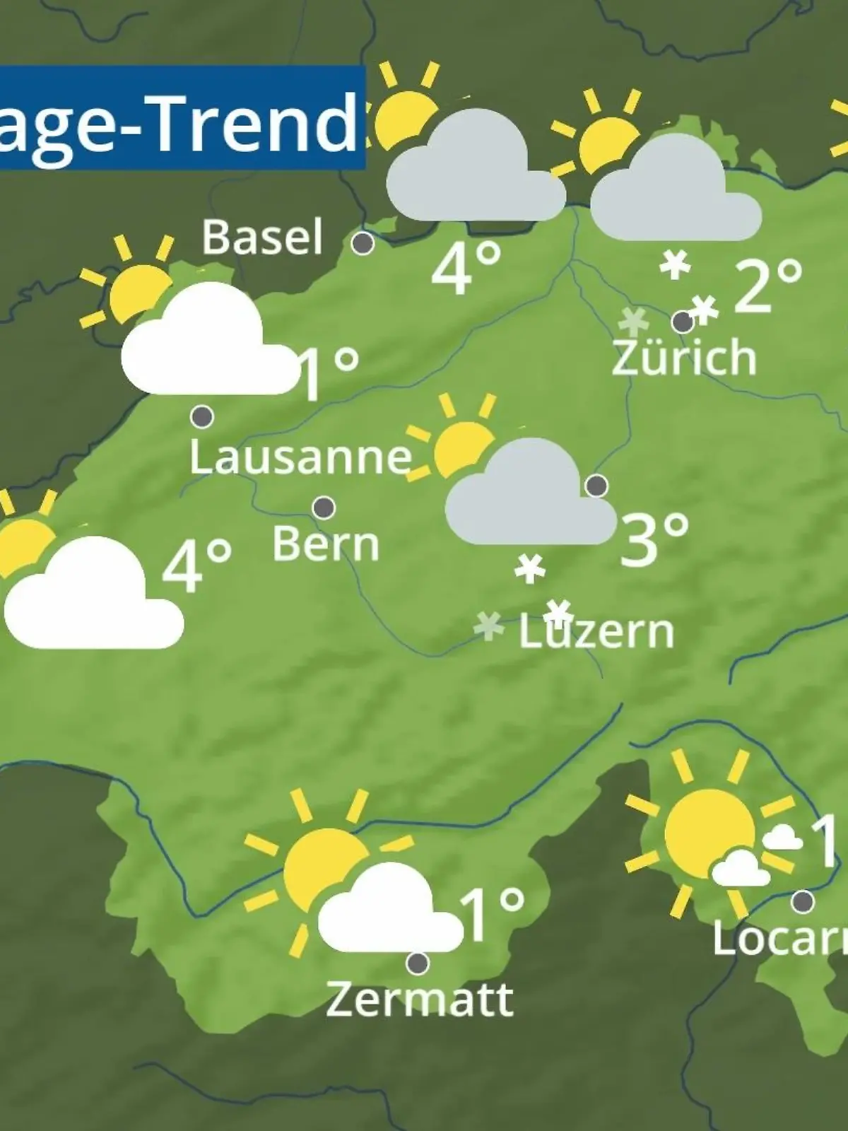 Bild zu: "Video 7-Tage-Trend: Bern, Basel, Genf, Zürich"