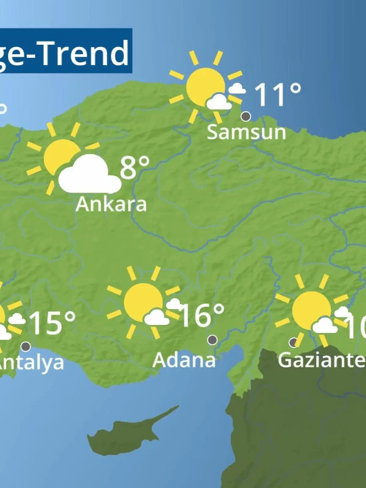 Bild zu: "Video 7-Tage-Trend: Ankara, Istanbul, Izmir"