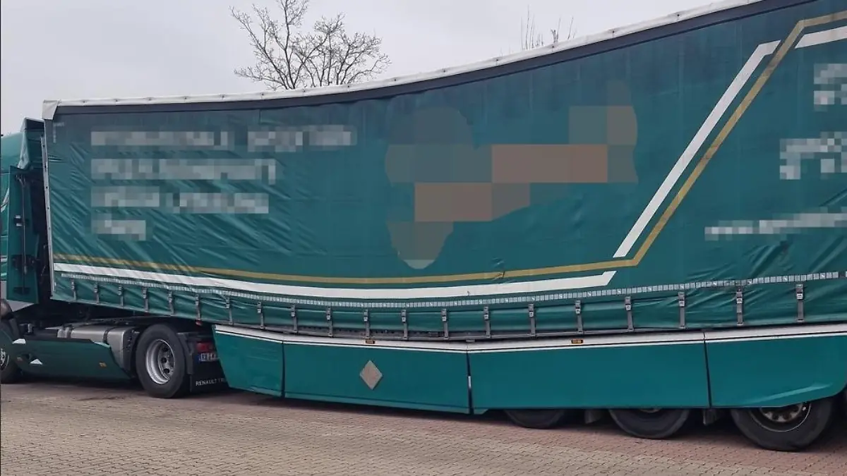 Das Gespann wurde stillgelegt