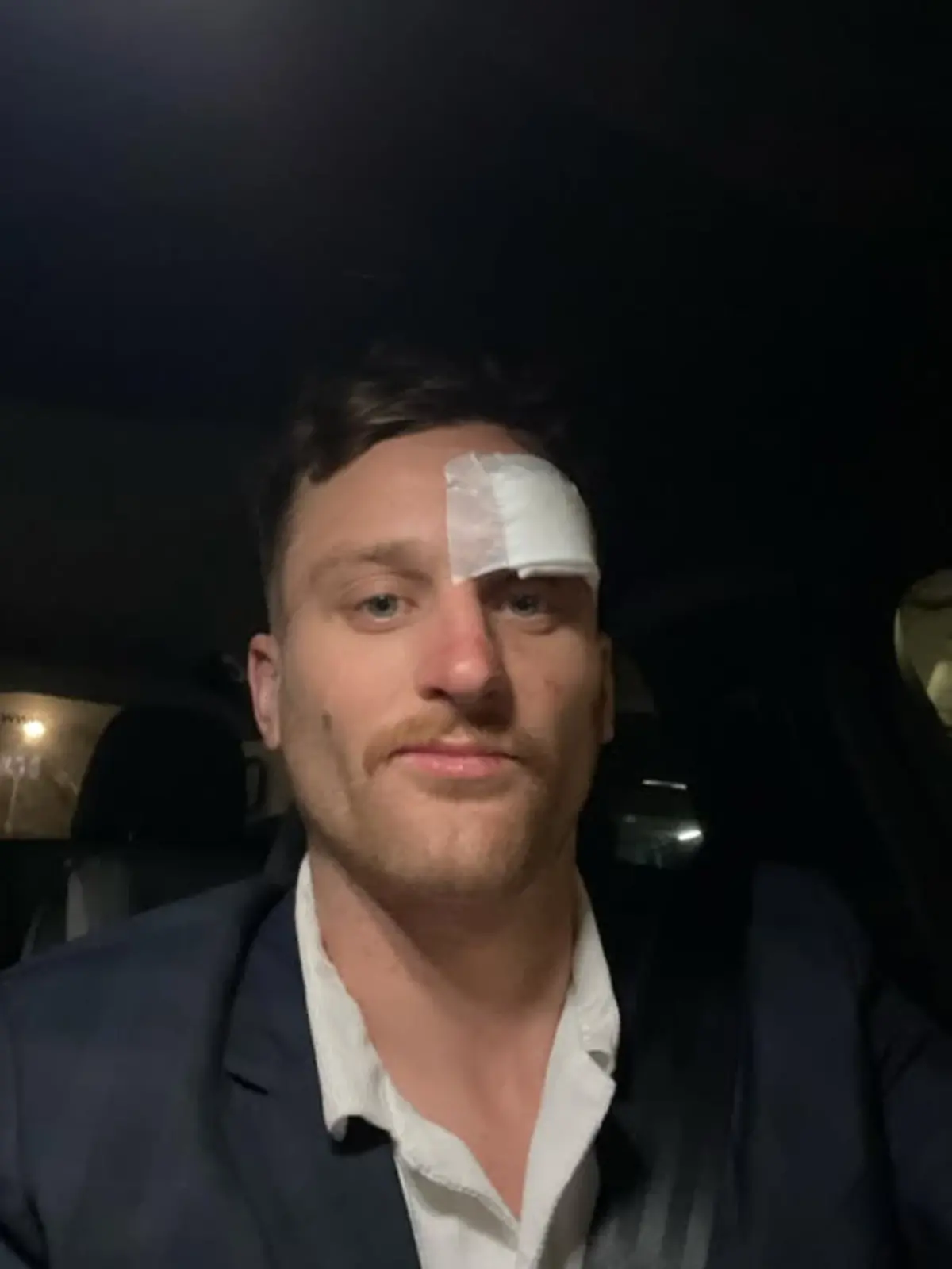 Kopfverletzung Eishockey-Spieler Dane Fox