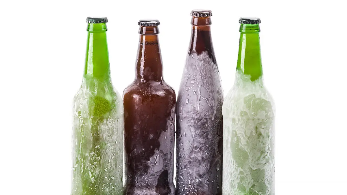 ice beer, ice, frozen beer
