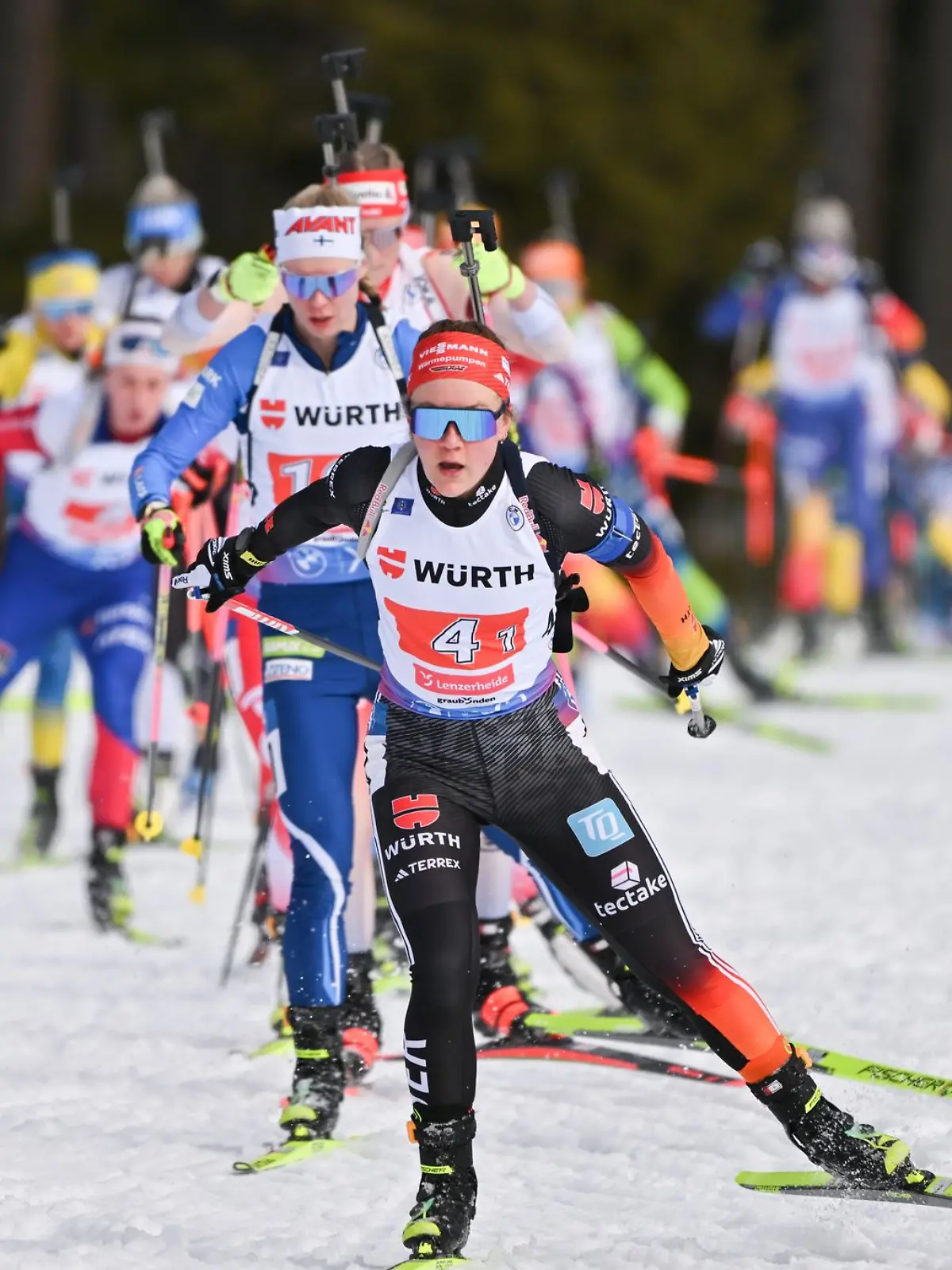 Bild zu: "Deutsches Biathlon-Team holt Bronze!"