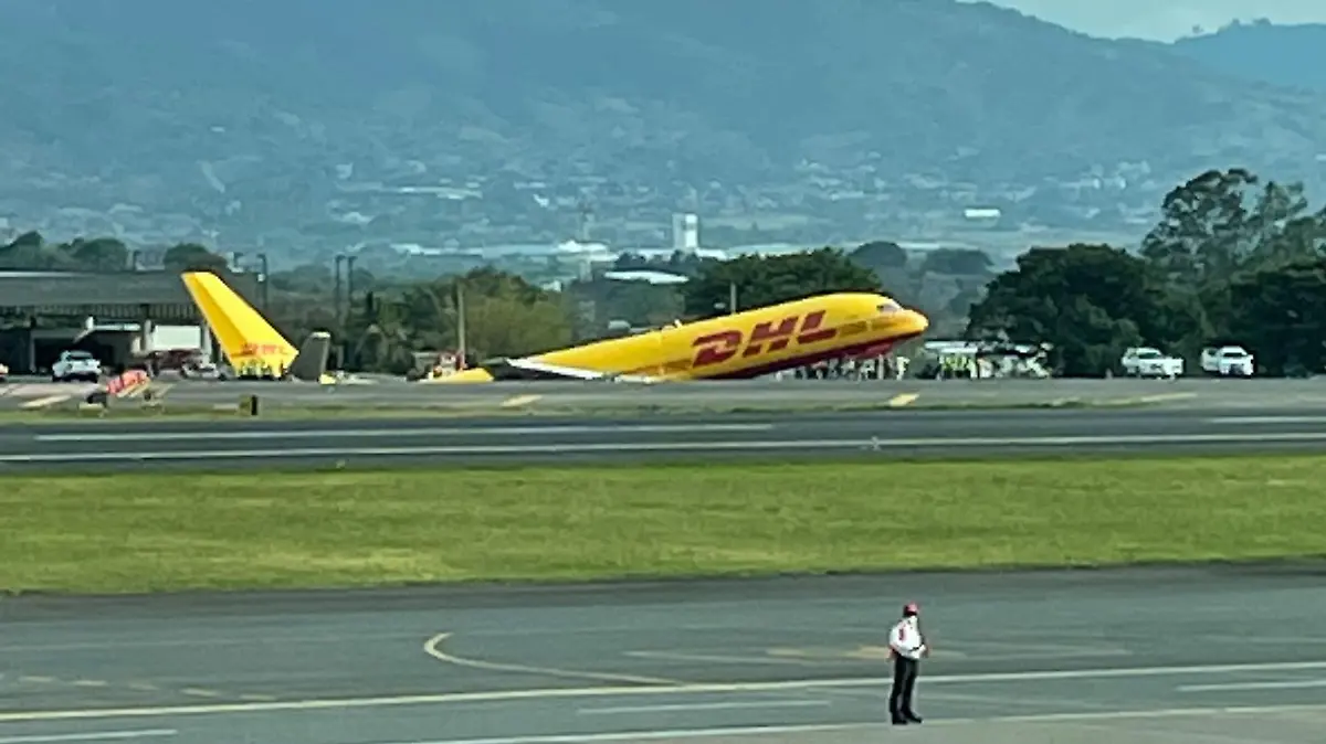 DHL-Flugzeug Notlandung Costa Rica