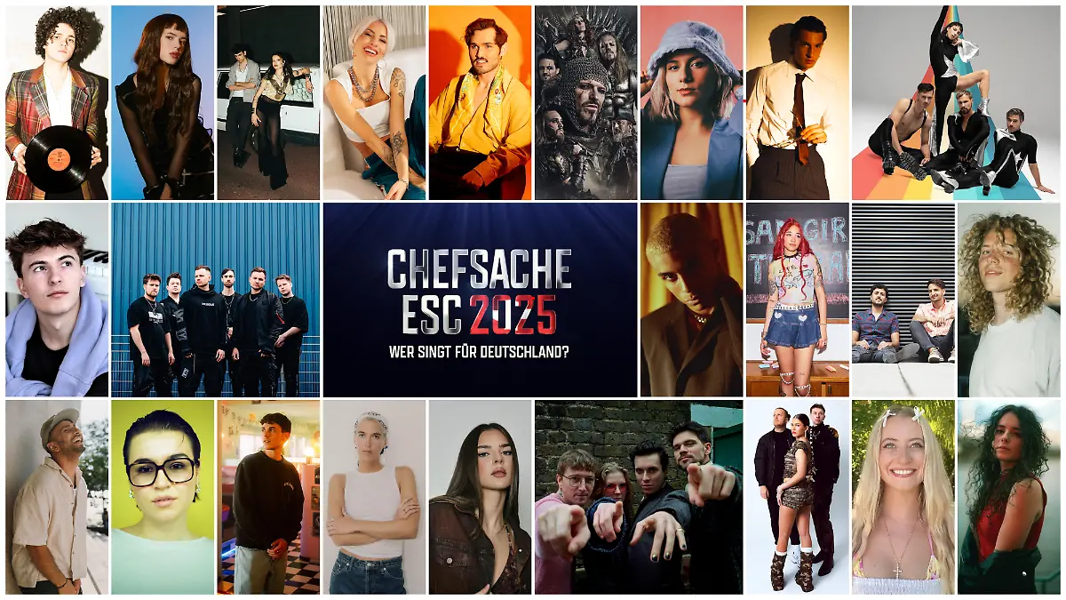 Die 24 Acts treten an: 
V.l.o.: Benjamin Braatz, Julika, Abor & Tynna, FANNIE, Moss Kena, Feuerschwanz, LEONORA, Noah Levi und COSBY
V.l.m.: Jonathan Henrich, From Fall to Spring, Logo, JALN, Cloudy June, Parallel und Equa Tu
V.l.u.: Chase, NI-KA,Vincent Varus, CAGE, LYZA, The Great Leslie, Enny-Mae x PARADIGM, Janine und ADINA

+++ Die Verwendung des sendungsbezogenen Materials ist nur mit dem Hinweis und Verlinkung auf RTL+ gestattet. +++