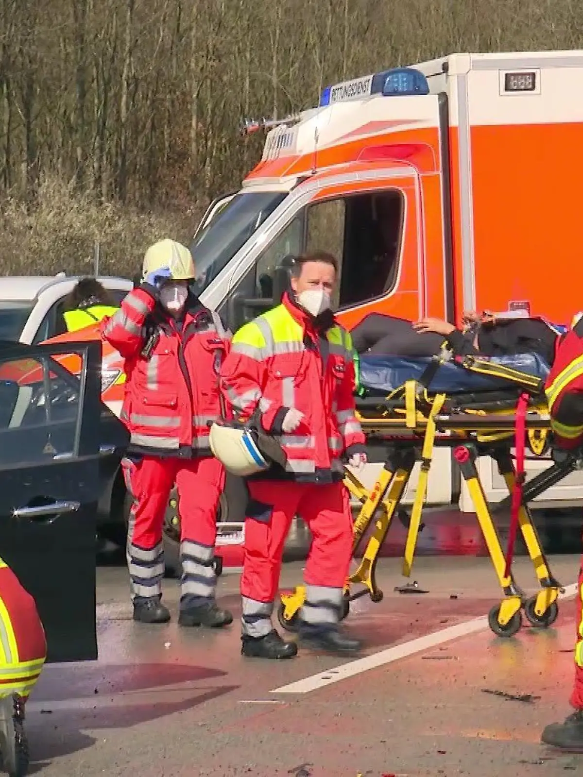 Massenkarambolage auf der A7