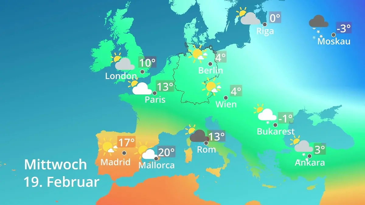 Wie Wird Das Wetter Morgen In Side Prognose: Temperaturen von Spanien bis zur Türkei: Europa: Wie wird das