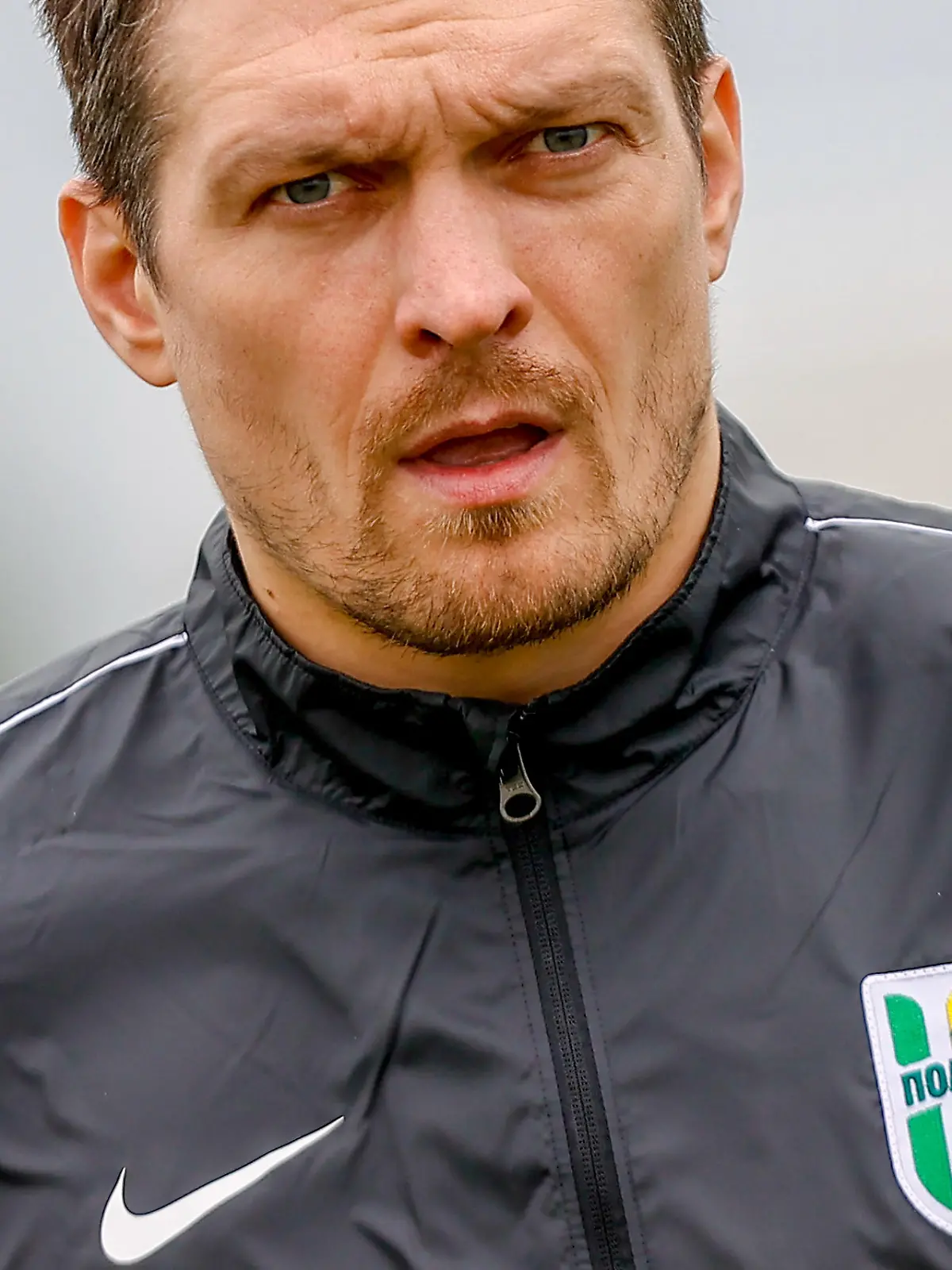 ANTALYA, TURKIYE - FEBRUARY 3: Ukrainian World Heavyweight Boxing Champion Oleksandr Usyk trains with FC Polissya in Antalya, Turkiye on February 3, 2022. 35-year-old Usyk, who holds the World Boxing Association (WBA), World Boxing Organization (WBO), International Boxing Organization (IBO) and the International Boxing Federation (IBF) heavyweight belts, joins FC Polissya, one of the Ukrainian First League teams. Mustafa Ciftci / Anadolu Agency