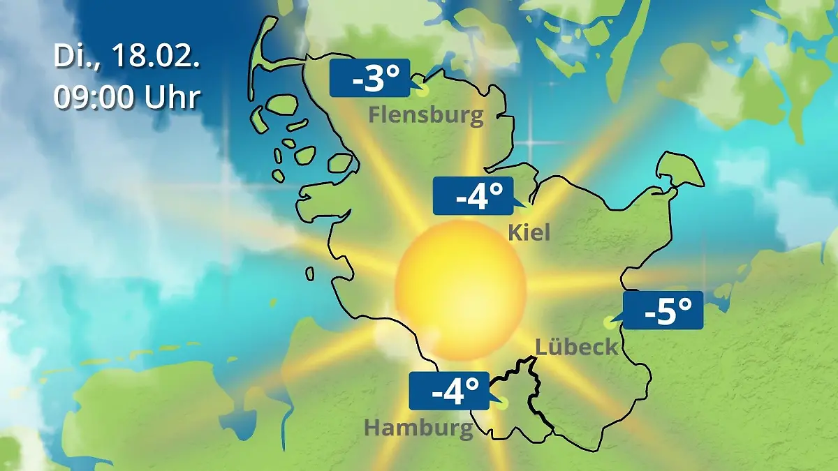 Wie Wird Das Wetter In Dänemark Nächste Woche Regen- und Wolkenfilm für die Nordsee- und Ostseeküste: Hamburg