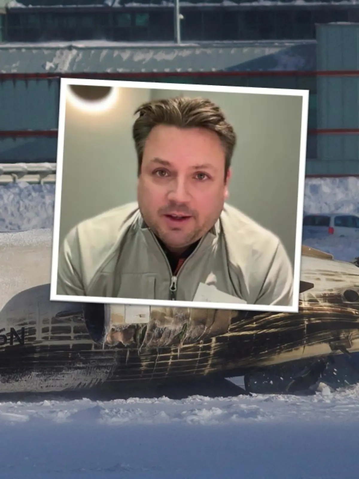 John Nelson überlebt den Flugzeugabsturz von Toronto