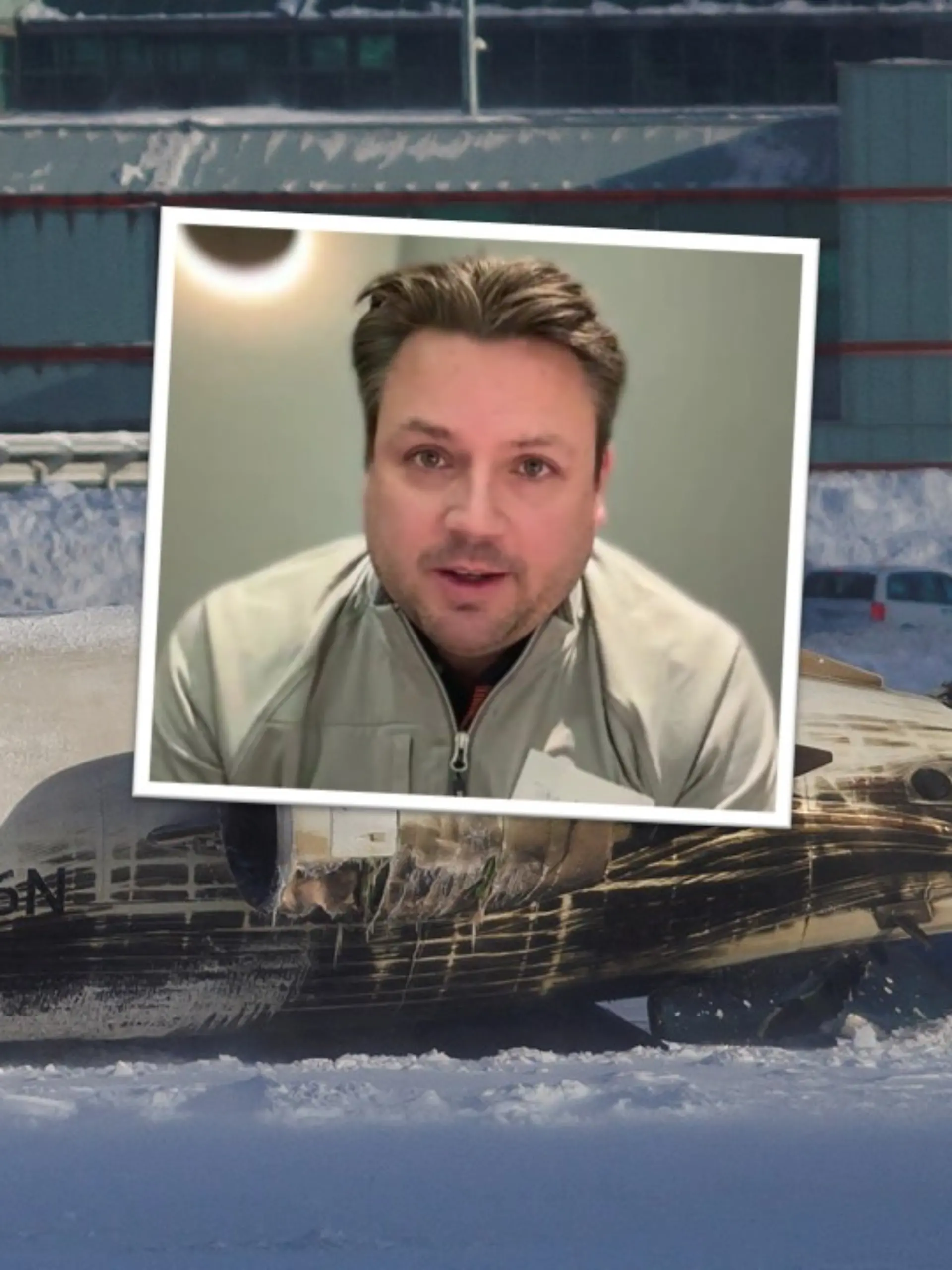 John Nelson überlebt den Flugzeugabsturz von Toronto